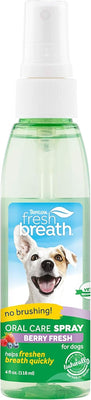 Tropiclean Fresh Breath Oral Care Spray Berry Fresh