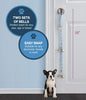 PoochieBells® The Original Dog Doorbell Solid Colors Collection Pewter Grey 25"