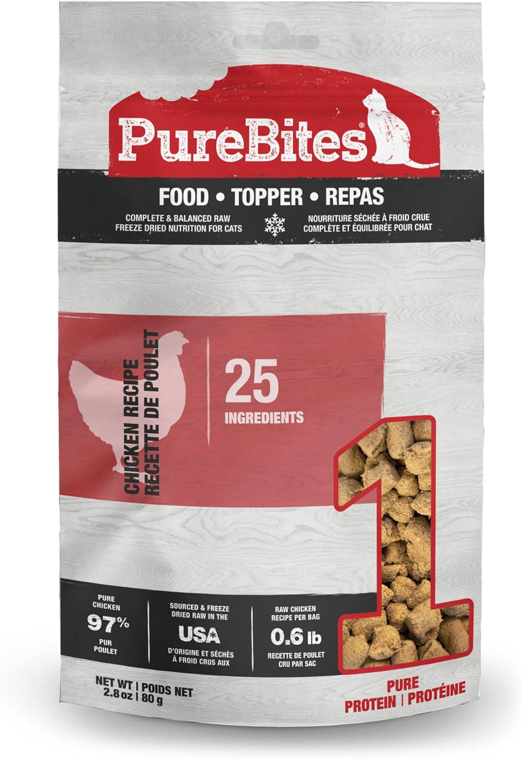 Purebites Chicken Recipe 2.8 oz Cat