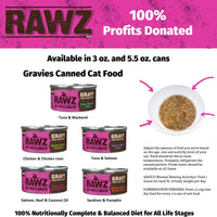 RAWZ® Gravy From Bone Broth Salmon, Beef & Coconut Oil Recipe Wet Cat Food