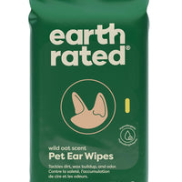 earth rated® Oatmeal Scent Dog Ear Wipes, Ear Cleansing Wipes (60ct)