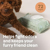 Attitude Natural Care – Deodorizing Bath Wipes – Unscented – 72 Wipes for Dogs & Cats (NEW)