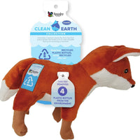 Spunky Pup® Clean Earth Plush Fox Large Dog Toy