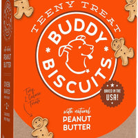 Buddy Biscuits® Teeny Treat with Natural Peanut Butter Crunchy Dog Treat 8 oz SALE