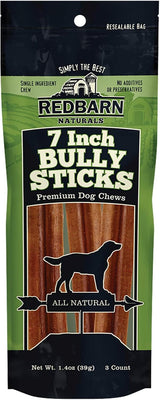 Redbarn Bully Stick Dog 3pk 7in