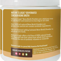 NATURE’S LOGIC – Canine/Feline Dehydrated Chicken Bone Broth – 6oz