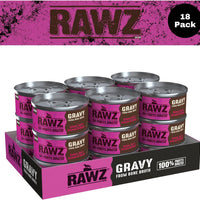 RAWZ® Gravy From Bone Broth Salmon, Beef & Coconut Oil Recipe Wet Cat Food