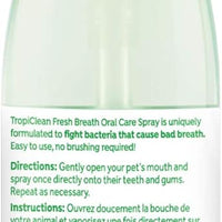 Tropiclean Fresh Breath Oral Care Spray Berry Fresh