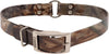 Water And Woods Waterproof Hound Dog Collar With Center Ring Shadow Grass Blades Dog 1in width