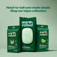 earth rated® Oatmeal Scent Dog Ear Wipes, Ear Cleansing Wipes (60ct)