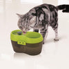 H2O drinking fountain for cat (2 liters) black and green