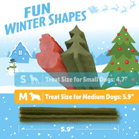 Whimzees™ Winter Shapes Variety Bag Medium 6.3 oz Dental Chew for Dogs