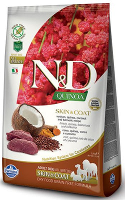 Farmina  Venison & Quinoa Skin & Coat Dry Dog Foods