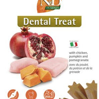 Farmina N&D Dental Treat Pumpkin, Chicken Pomegranate Mini Dog Treat 60g