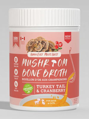 Charmy Mushroom Bone Broth - Turkey Tail & Cranberry 70g (Suitable for Dogs & Cats)