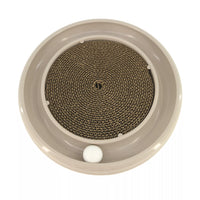 Turbo Round Turbo Scratcher Eco, Grey, Cat 14"