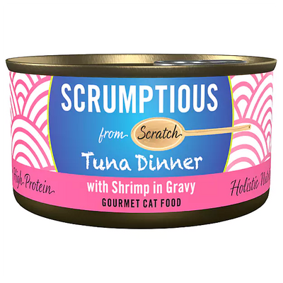 SCRUMPTIOUS FROM SCRATCH Red Meat Tuna & Shrimp Cat food 79g