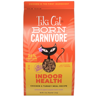 Tiki Cat® Born Carnivore™ Indoor Health: Chicken & Turkey Meal Recipe Dry Cat Food 3 lb