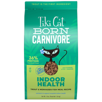 Tiki Cat® Born Carnivore™ Indoor Health Trout and Menhaden Fish Meal Recipe Dry Cat Food