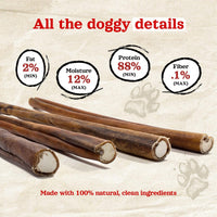 Natural Farm Pet Jumbo Bully-Stuffed Collagen Stick