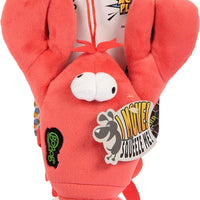 goDog® Action Plush™ Red Lobster with Chew Guard Technology™ Animated Squeaker Dog Toy