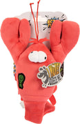 goDog® Action Plush™ Red Lobster with Chew Guard Technology™ Animated Squeaker Dog Toy