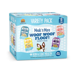 Weruva Meals 'n More  Woof Woof Floof! Skin & Coat Health Variety Pack