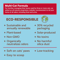 Naturally Fresh Clumping Unscented Walnut Multi-Cat Litter