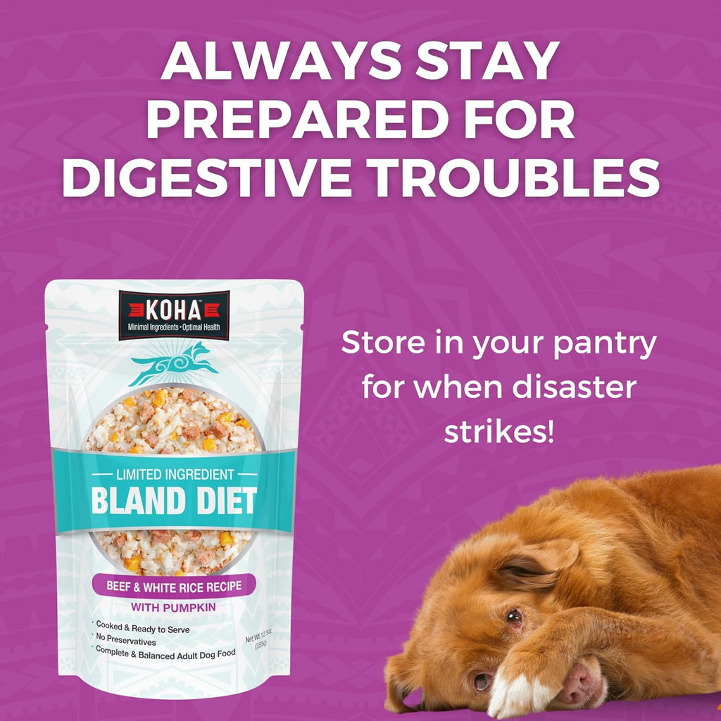 KOHA Bland Diet - Beef & Rice 12.5 oz (NEW)