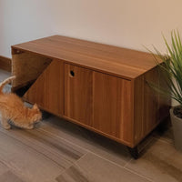 4 Cats & Dogs Jessie Jr. Pet Cabinet - Walnut (NEW) SALE