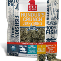 Plato Pet Treats Hundur's Crunch Jerky Minis