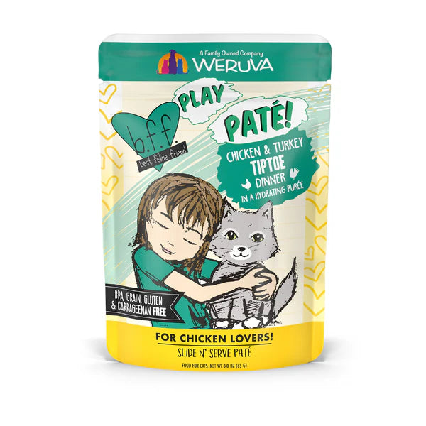 BFF PLAY Paté  Chicken & Turkey Tiptoe 3 oz