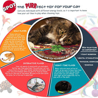 Spot® Hug N' Kick Cat Toy Assorted 10"