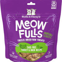 Stella & Chewy's® Meowfulls™ Cage-Free Turkey & Duck Recipe Freeze-Dried Raw Cat Treats 1.5oz