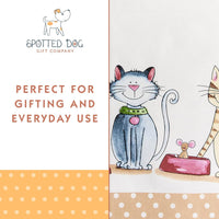 Spotted Dog Tea Towel - Cute Cats Set 2 SALE
