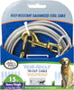 Four Paws® Tie-Out Cable Heavy Weight Silver 15'