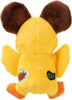 goDog® Silent Squeak™ Flips Duck Bear Small Dog Toy