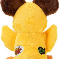 goDog® Silent Squeak™ Flips Duck Bear Small Dog Toy