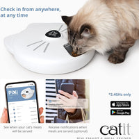 Catit PIXI Smart 6-Meal Feeder with Stainless Steel Tray (NEW) SALE