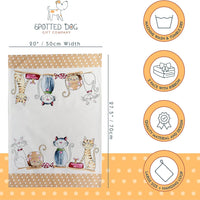 Spotted Dog Tea Towel - Cute Cats Set 2 SALE