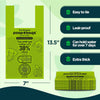 Poop Bags - Handle Tie Bags - Unscented 38% Plant Materials