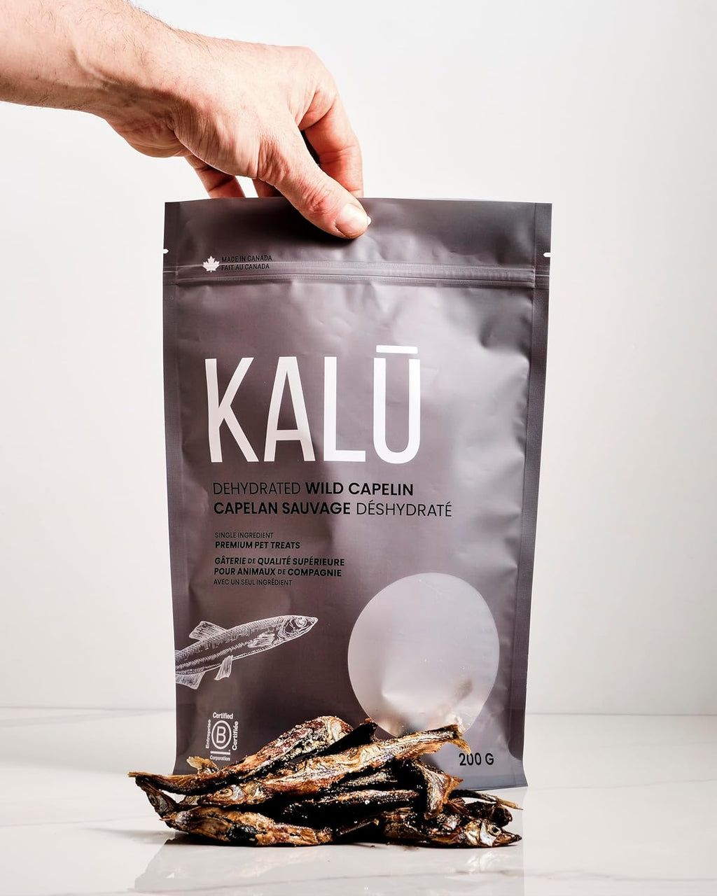 KALU Dehydrated Wild Capelin 200 g (NEW)