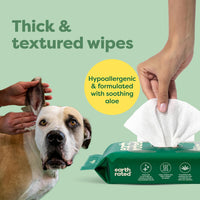 earth rated® Oatmeal Scent Dog Ear Wipes, Ear Cleansing Wipes (60ct)