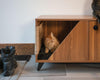 4 Cats & Dogs Jessie Jr. Pet Cabinet - Walnut (NEW) SALE