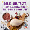 Stella & Chewy's® Meowfulls™ Cage-Free Chicken & Chicken Liver Recipe Freeze-Dried Raw Cat Treats 1.5oz