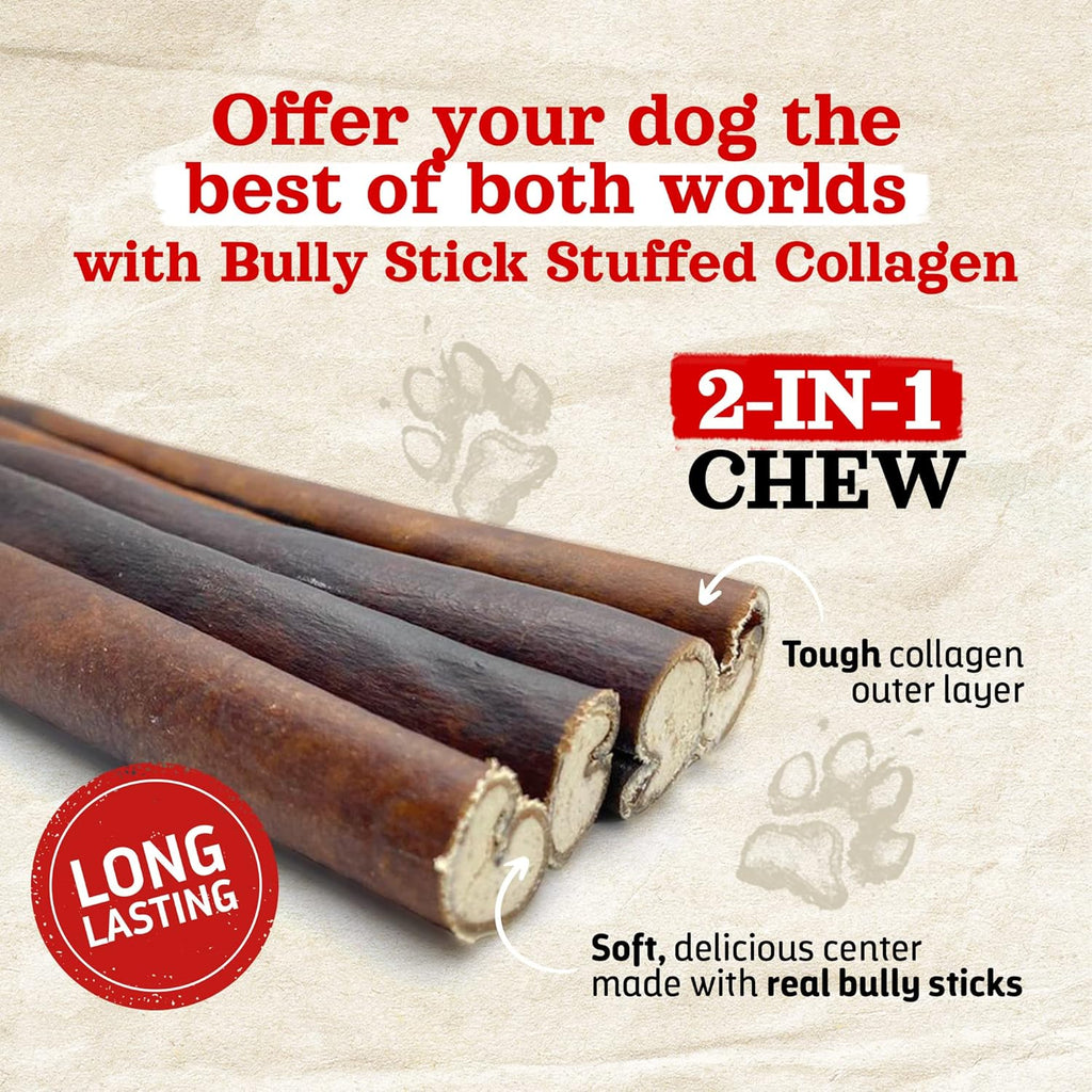 Natural Farm Pet Bully-Stuffed Collagen Stick