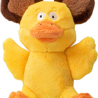 goDog® Silent Squeak™ Flips Duck Bear Small Dog Toy