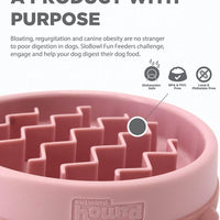 Outward Hound® Fun Feeder Wave Pink