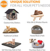 K&H Pet Products™ Kitty Sleephouse™ (non-heated) Tan & Leopard  SALE