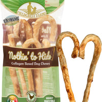 Canine Naturals® Holiday Hide Free Chicken Candy Cane (5 Pack) Dog Treat